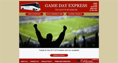 Desktop Screenshot of gamedayexpress.com